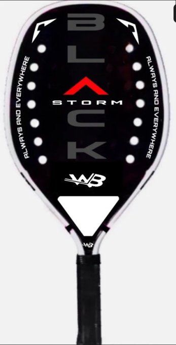 Raquette de Beach Tennis WAB BLACK STORM 2025