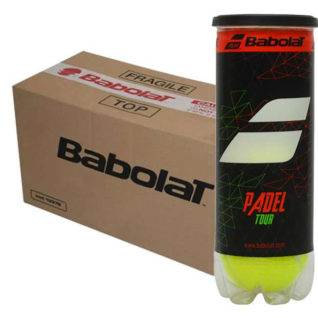 Carton de 24 tubes de 3 balles de Padel BABOLAT TOUR - Padel-beach