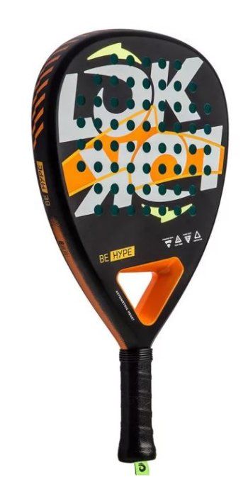 Raquette de Padel LOK BE HYPE BLACK ORANGE