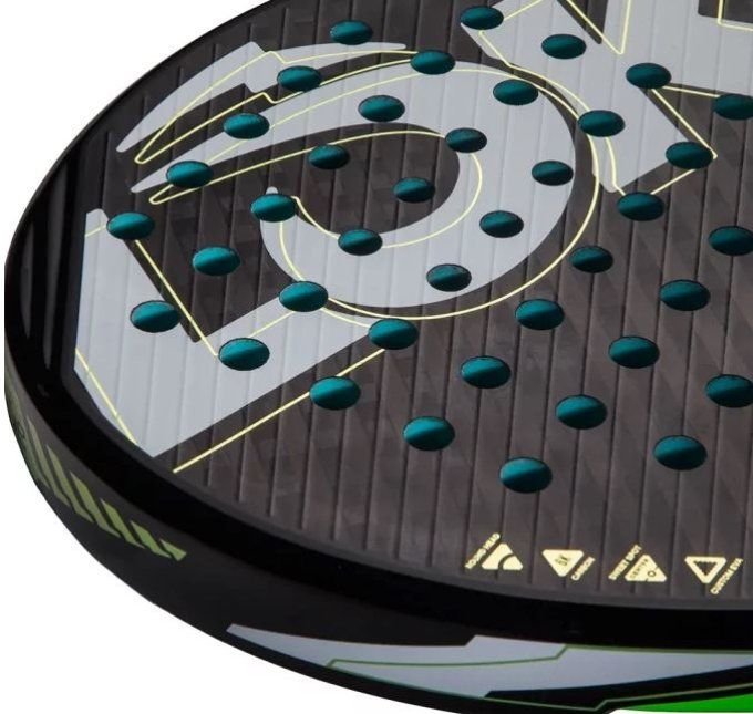 Raquette de Padel LOK CARBON FLOW BLACK GREEN