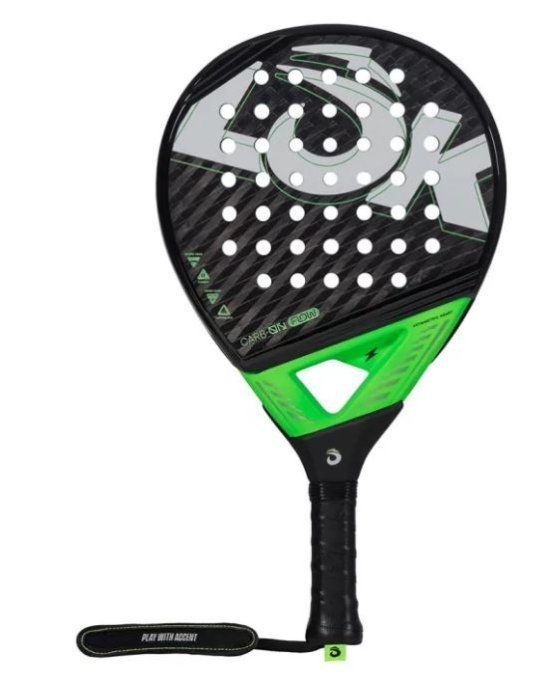 Raquette de Padel LOK CARBON FLOW BLACK GREEN