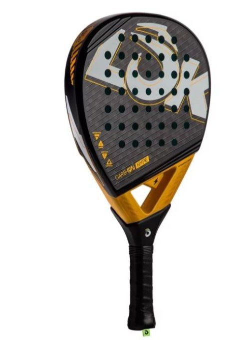 Raquette de Padel LOK CARBON HYPE BLACK YELLOW 