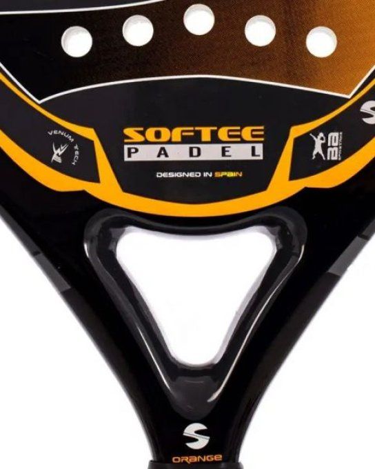 Raquette de PADEL SOFTEE  PRO MASTER EVOLUTION Orange