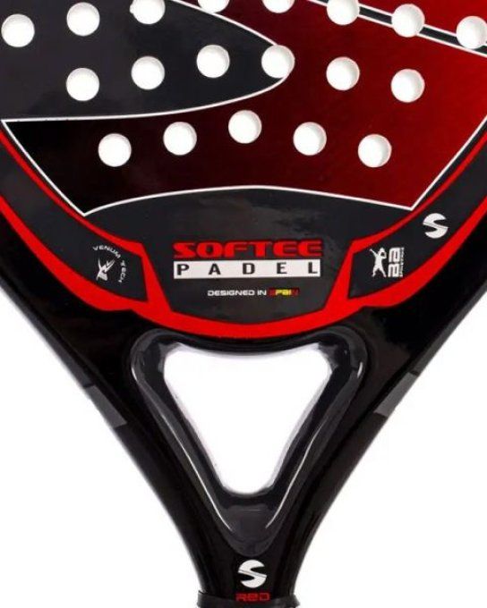 Raquette de PADEL SOFTEE  PRO MASTER EVOLUTION RED